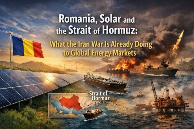 România și Strâmtoarea Hormuz: de ce energia solară devine un instrument strategic de protecție în sectorul energetic